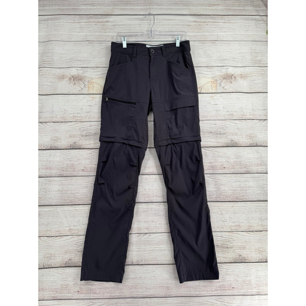 Mountain Equipment Company Cargo Pants Mens 30x34 Gray Zip Off Convertible
